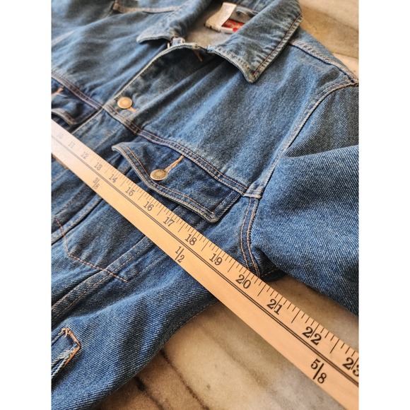 Wrangler Hero Denim Jean Jacket,  vintage, Cotton, Women's Small Oversized‎ - Picture 6 of 9